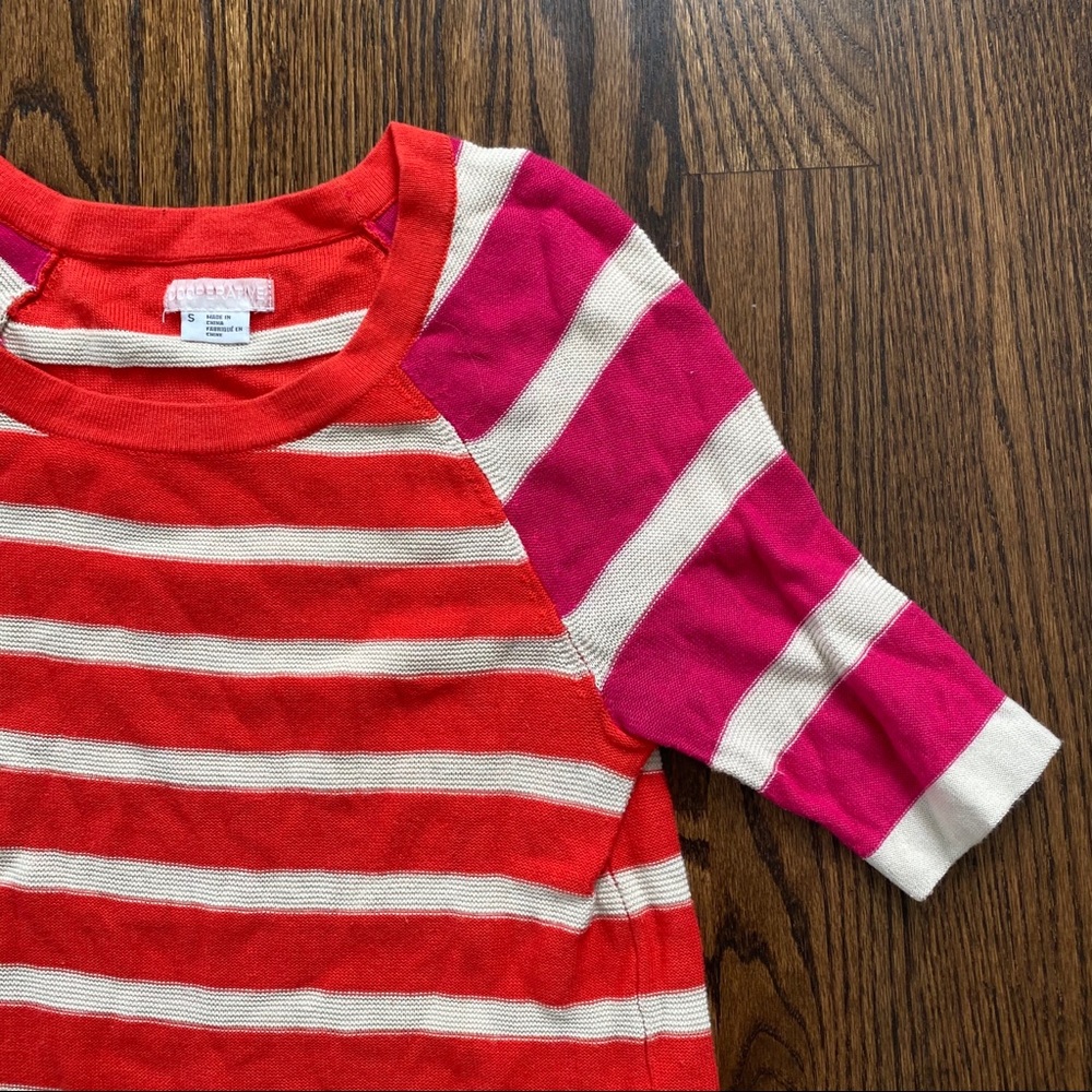 Striped spring sweater